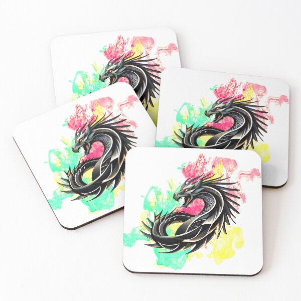 Item preview, Thorn dragon, Snake, Black tattoo designed and sold by RockTatoo.