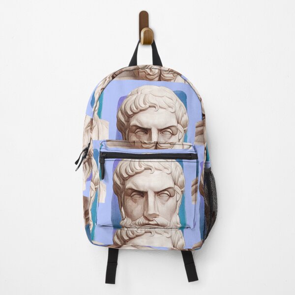 Item preview, Greek Philosopher Epicurus - blue - illustration  designed and sold by Litstoy.