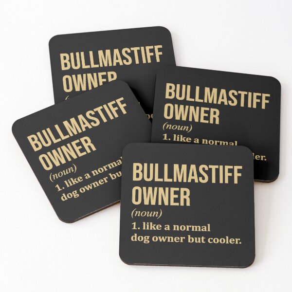 Item preview, Bullmastiff Dog Owner Definition in Gold designed and sold by XCIV.