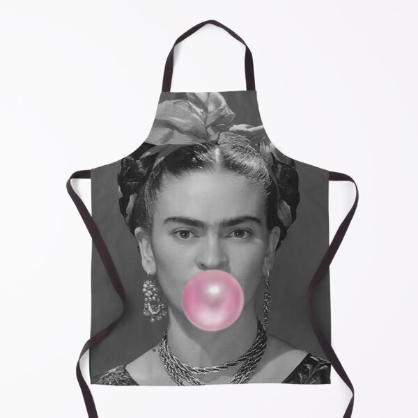 Item preview, Frida Kahlo Bubble Gum Black & White designed and sold by dominiccarso.