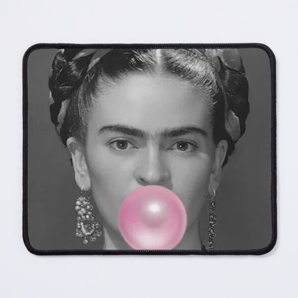 Item preview, Frida Kahlo Bubble Gum Black & White designed and sold by dominiccarso.