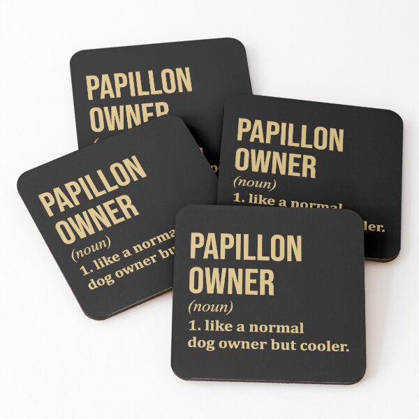 Item preview, Papillon Dog Owner Definition in Gold designed and sold by XCIV.