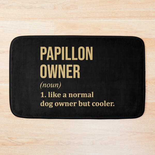 Item preview, Papillon Dog Owner Definition in Gold designed and sold by XCIV.
