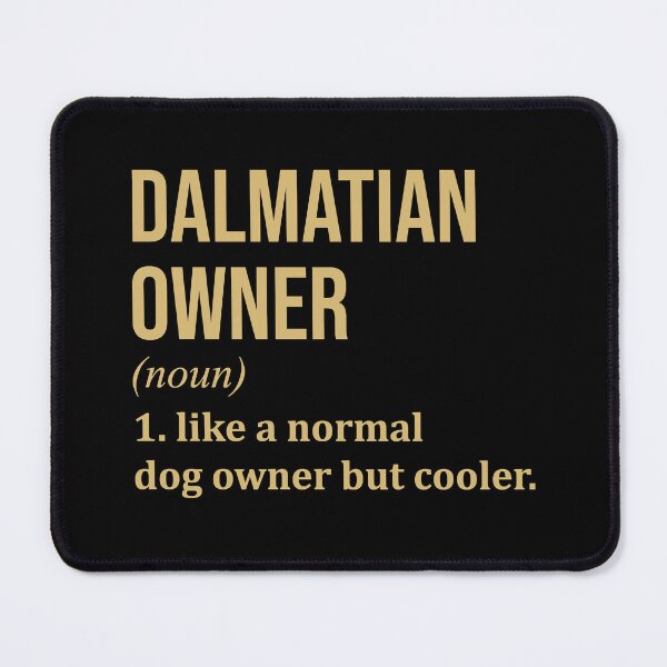 Item preview, Dalmatian Dog Owner Definition in Gold designed and sold by XCIV.