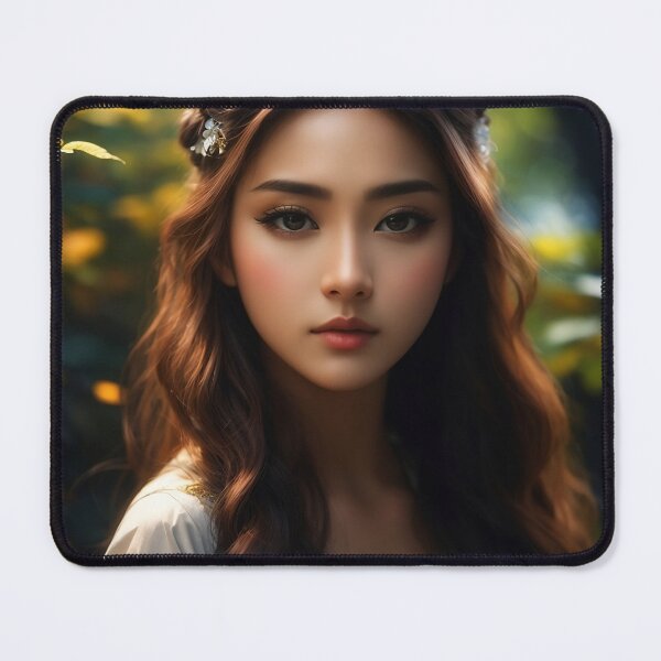 Item preview, Dazzling Enchanted Forest Beautiful Woman Portrait designed and sold by CuratedChoices.