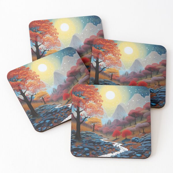 Item preview, Cascade of Dots: A Neo-Impressionist Rendering - 7 designed and sold by Moisky Art.