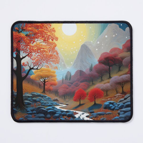 Item preview, Cascade of Dots: A Neo-Impressionist Rendering - 7 designed and sold by Moisky Art.