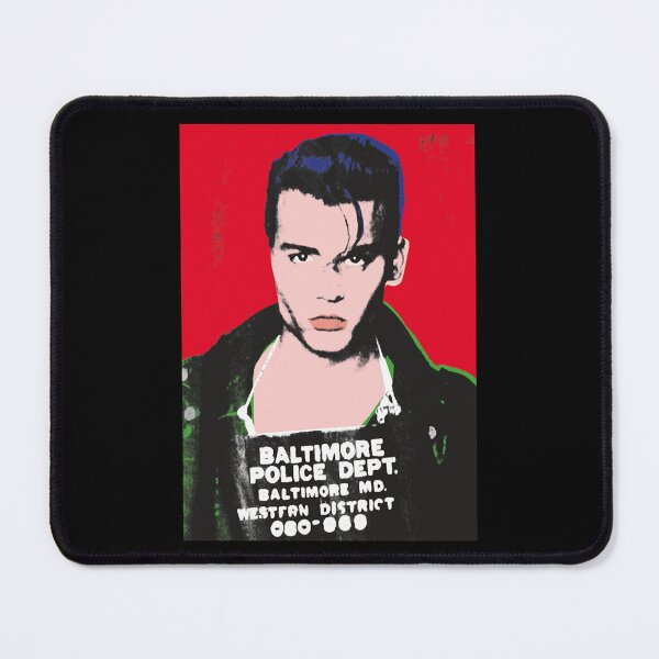 Item preview, Jóhnný Dépp Cry Baby Mugshot PopArt designed and sold by PlatyConrad81.