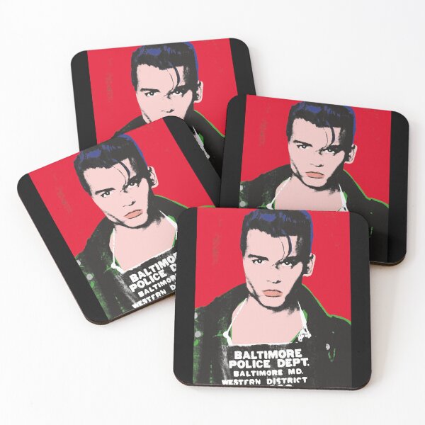 Item preview, Jóhnný Dépp Cry Baby Mugshot PopArt designed and sold by PlatyConrad81.