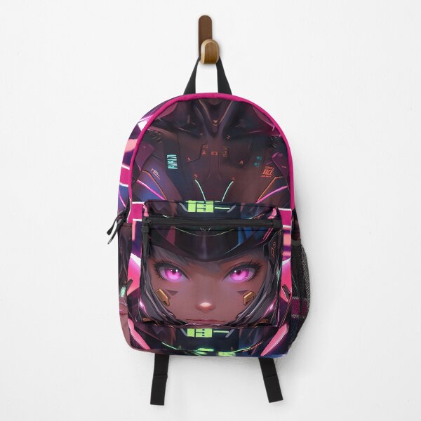 Item preview, Anime Race Girl | Special Anime Artwork | Pink Red Black Blue Chibi Manga Anime Art designed and sold by AlNoah.