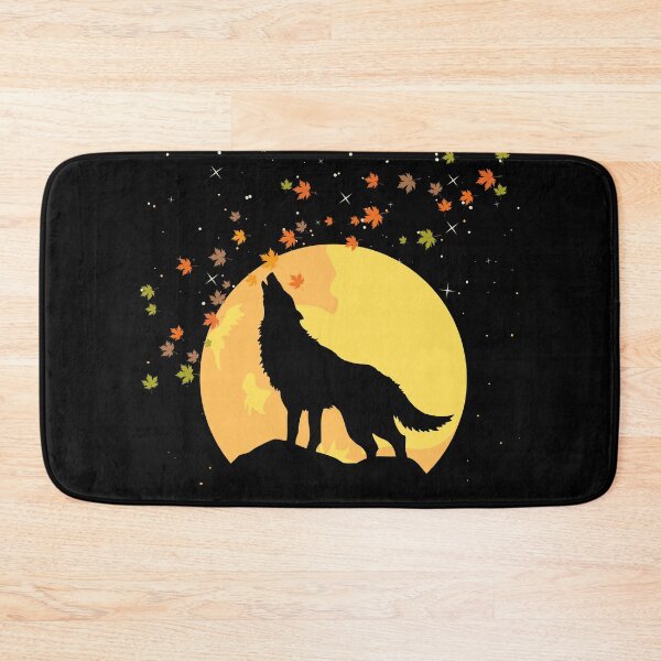 Item preview, Mystic Autumn Moonlit Howling Wolf designed and sold by LOT7Clothing.