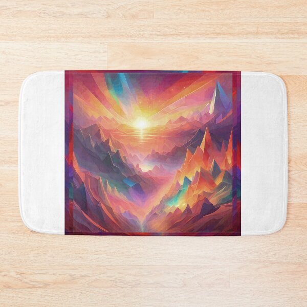 Item preview, prism crystal realm landscape 2023 tileartwork designed and sold by tileartwork.