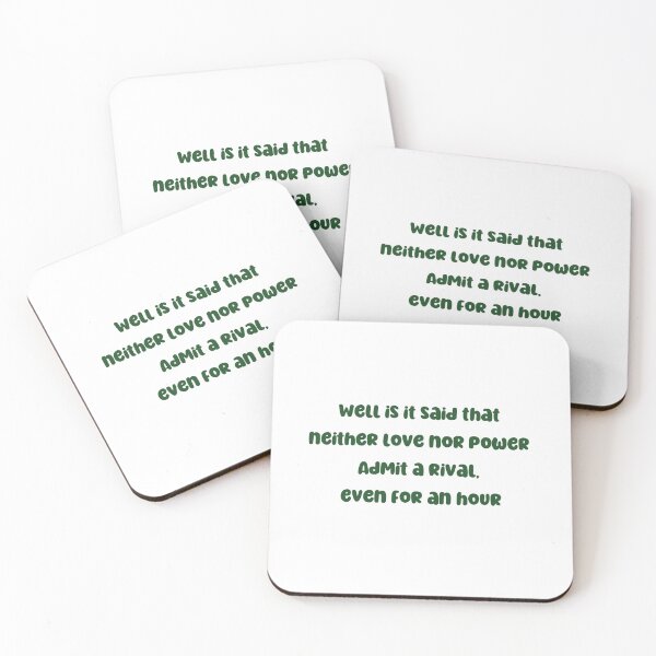 Item preview, Chaucer's Insight - Love and Power Quote Artwork designed and sold by wordartistry.