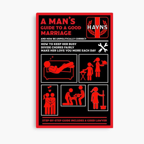 Item preview, A Man's Guide To Marriage designed and sold by happygiftideas.