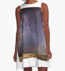 Astrofotografie Itacoatiara A-Linien Kleid