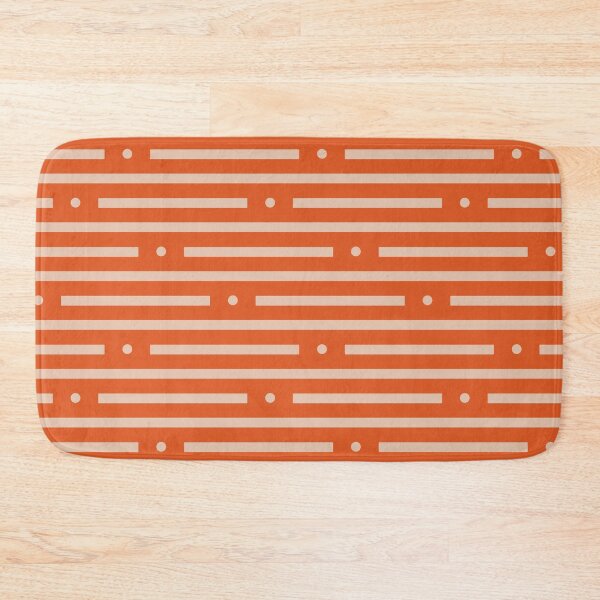Item preview, Abstract: Dots and dashes: Light Orange On Dark Orange designed and sold by TheScraggyBeard.