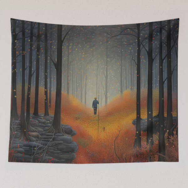 Item preview, Cascade of Dots: A Neo-Impressionist Rendering - 11 designed and sold by Moisky Art.