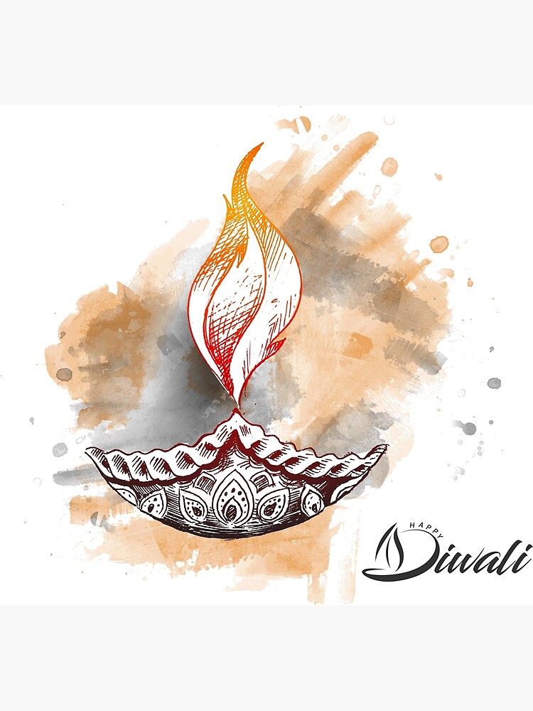 Continuous One Line Drawing Of Hand Holding Diya Lamp Light For Diwali  Celebration Deepavali Oil Lamp Line Art Vector Design Stock Illustration -  Download Image Now - iStock