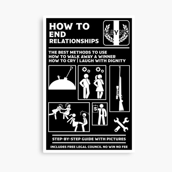 Item preview, How to End Relationships Guide designed and sold by happygiftideas.