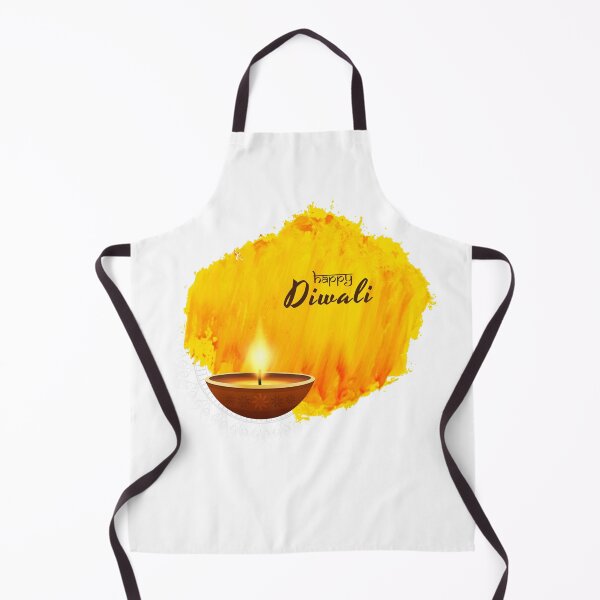 Item preview, Yellow water color diwali, diwali candle designed and sold by TirrellColister.