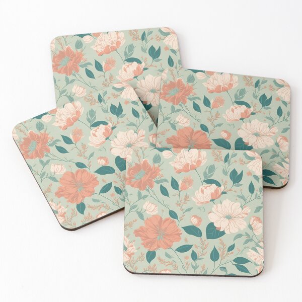 Item preview, Regal Elegance: A Cool and Royal Floral Pattern designed and sold by kn-clothing.