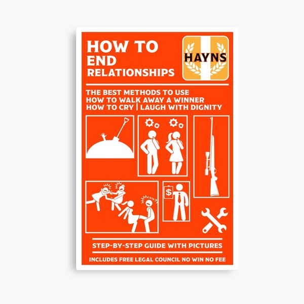 Item preview, How to End Relationships Guide designed and sold by happygiftideas.