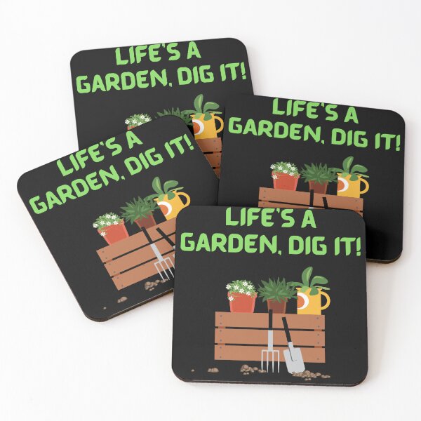 Item preview, Life is a Garden, Dig It! designed and sold by CraftyrCreator.