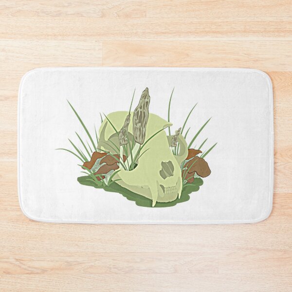 Item preview, Cat Skull with Mushrooms designed and sold by McSacks-Shack.