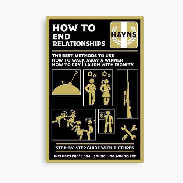 Item preview, How to End Relationships Guide designed and sold by happygiftideas.