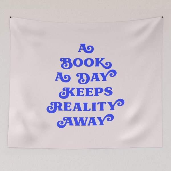 Item preview, A Book A Day Keeps Reality Away designed and sold by Paigaam.