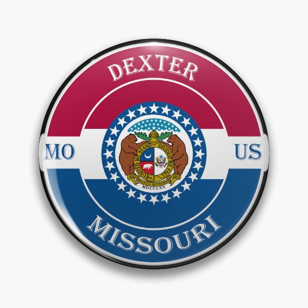 Item preview, Dexter Missouri Flag USA Seal Stamp Badge Travel Souvenir designed and sold by TeeHome.