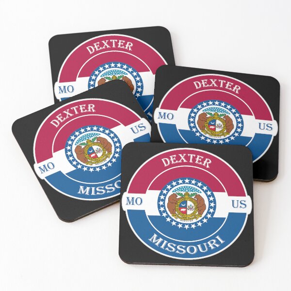 Item preview, Dexter Missouri Flag USA Seal Stamp Badge Travel Souvenir designed and sold by TeeHome.