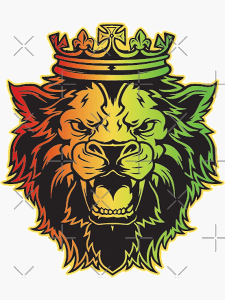 Lion Of Judah Rasta Dreads Roots Reggae Jamaica Culture by thespottydogg
