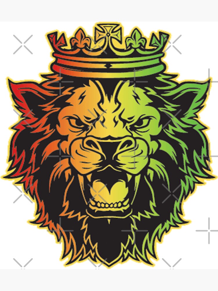 Lion Of Judah Rasta Dreads Roots Reggae Jamaica Culture by thespottydogg