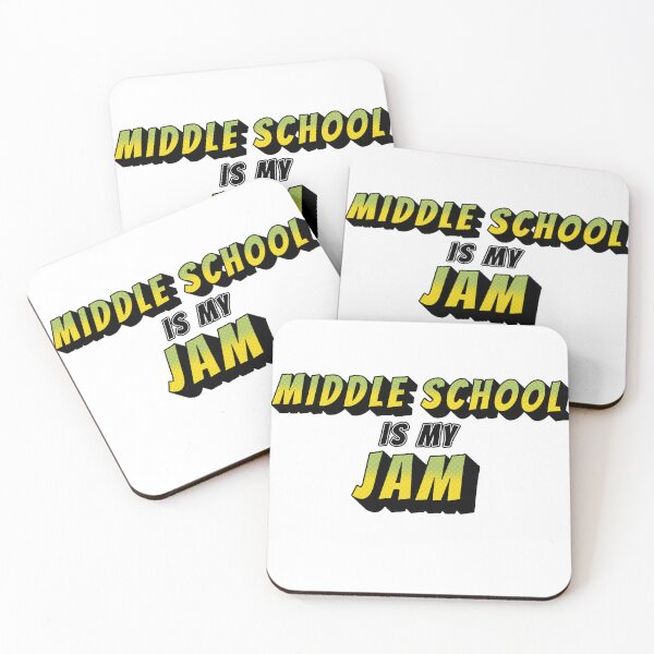 Item preview, Middle school is my jam, quote designed and sold by Achraf Mansouri.