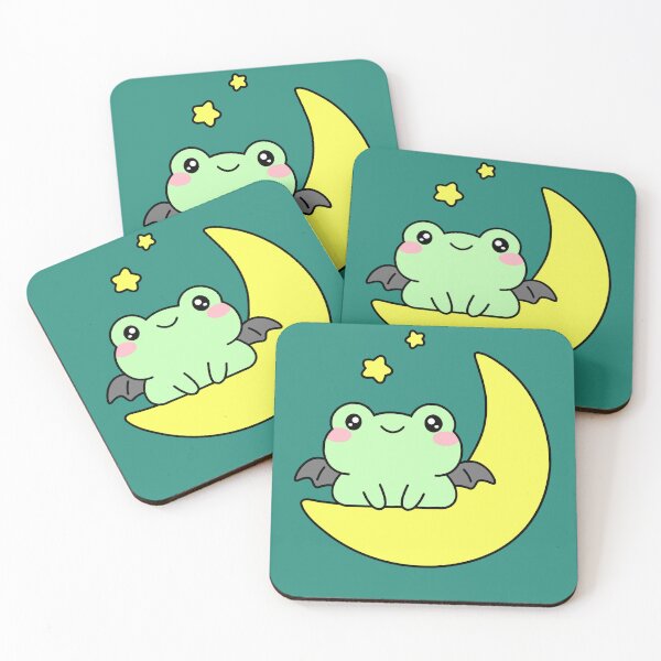 Item preview, Frog Bat Sitting On A Crescent Moon designed and sold by GaemGlomDesign.