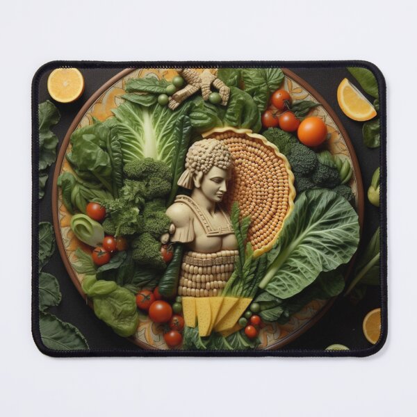 Item preview, A human image makes with vegetables designed and sold by isBotStore.