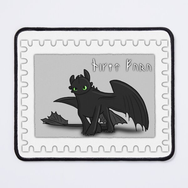 Item preview, Night Fury Stamp designed and sold by TheSimpleEdge.