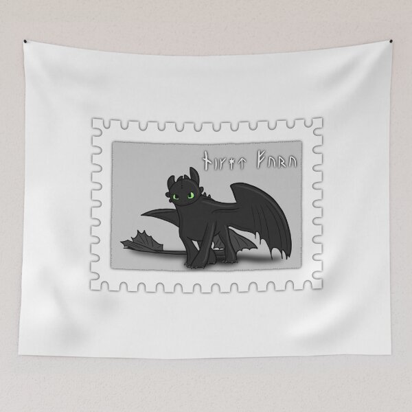 Item preview, Night Fury Stamp designed and sold by TheSimpleEdge.