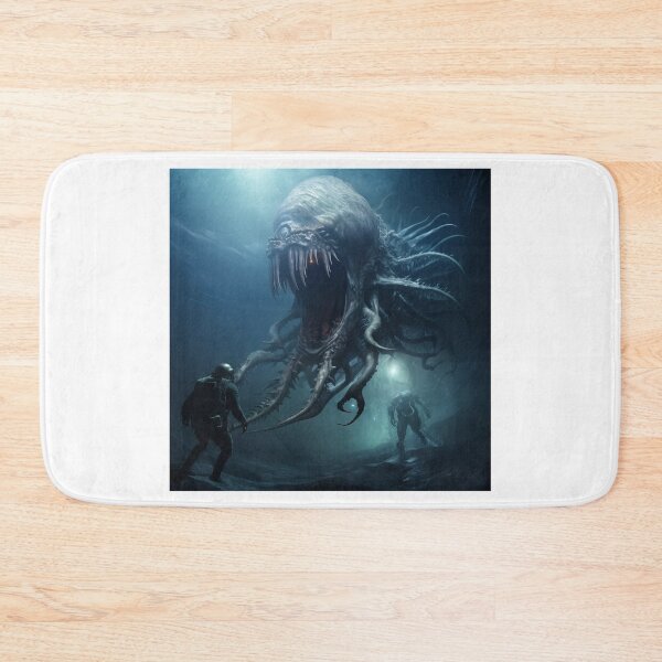 Item preview, Sea monster vs human designed and sold by KostasCreations.