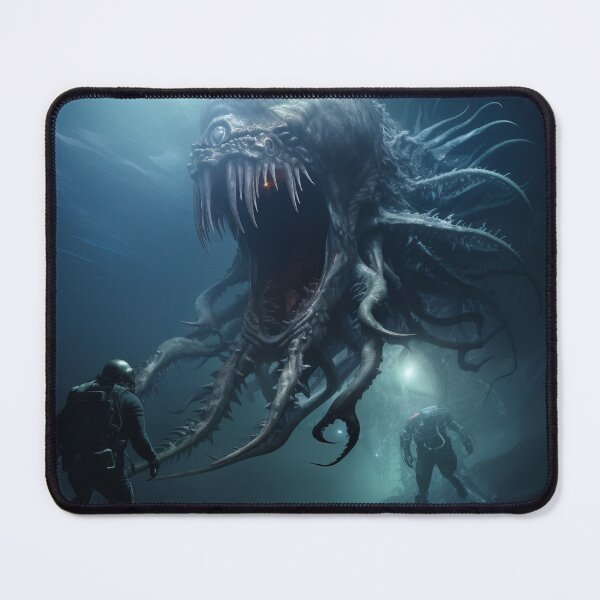 Item preview, Sea monster vs human designed and sold by KostasCreations.