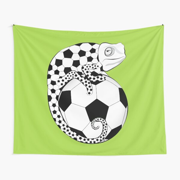 Item preview, Soccer Chameleon designed and sold by . VectorInk.