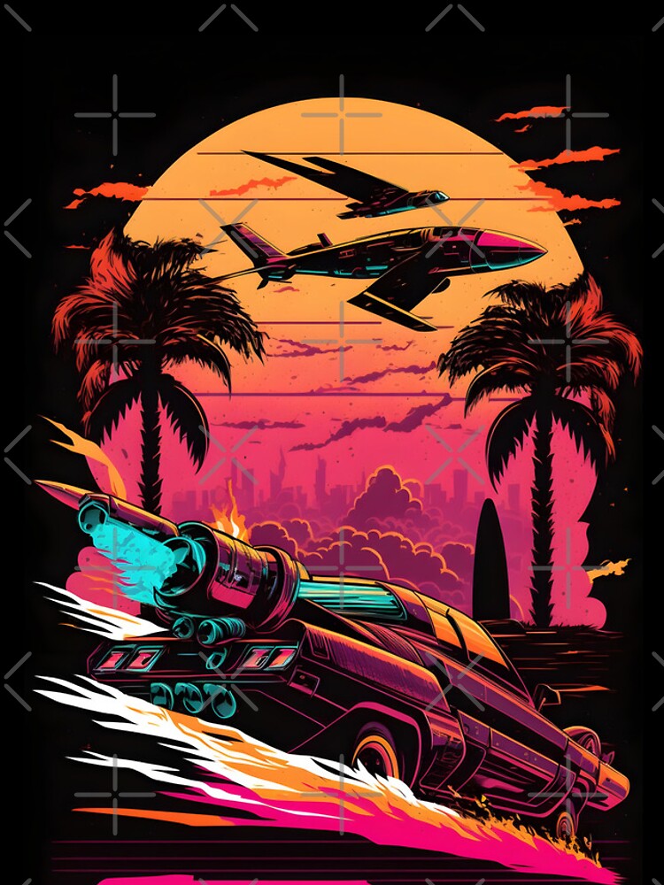 Thumbnail 4 of 4, iPhone Case, Jetty Racer at Sunset designed and sold by AlienNation81.