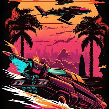 Artwork thumbnail, Jetty Racer at Sunset by AlienNation81