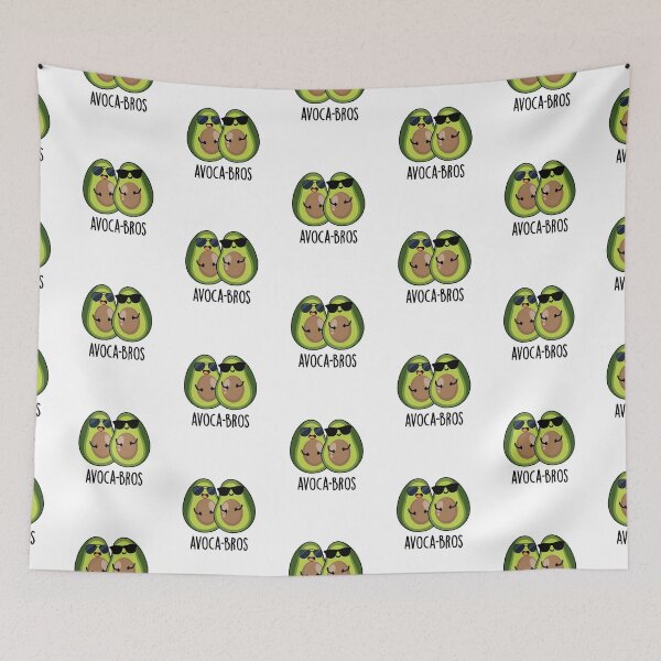Item preview, Avoca-bros Funny Avocado Puns  designed and sold by punnybone.