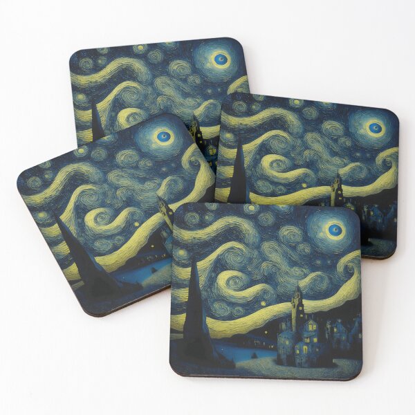 Item preview, [AI Art] Starry Night, as per AI designed and sold by Sissle.