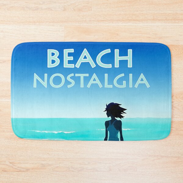 Item preview, Beach Nostalgia Reluctant to Leave Peaceful Ocean Blues - AI Art 1 of 8 designed and sold by Beachy.