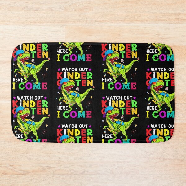 Item preview, Watch Out Kindergarten Here I Come Dinosaurs Back To School Kids , Roaring Dinosaur Back To School Youth designed and sold by BarbarianRouze.