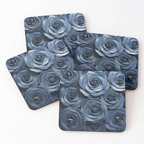 Item preview, Denim Rose Dreams Pattern designed and sold by EmeraldeaArt.