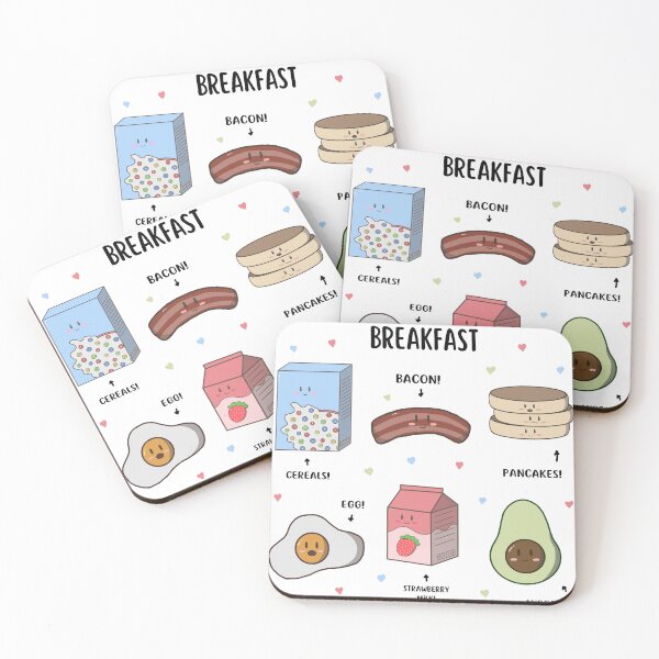 Item preview, Cute Food For Breakfast designed and sold by Kristka.